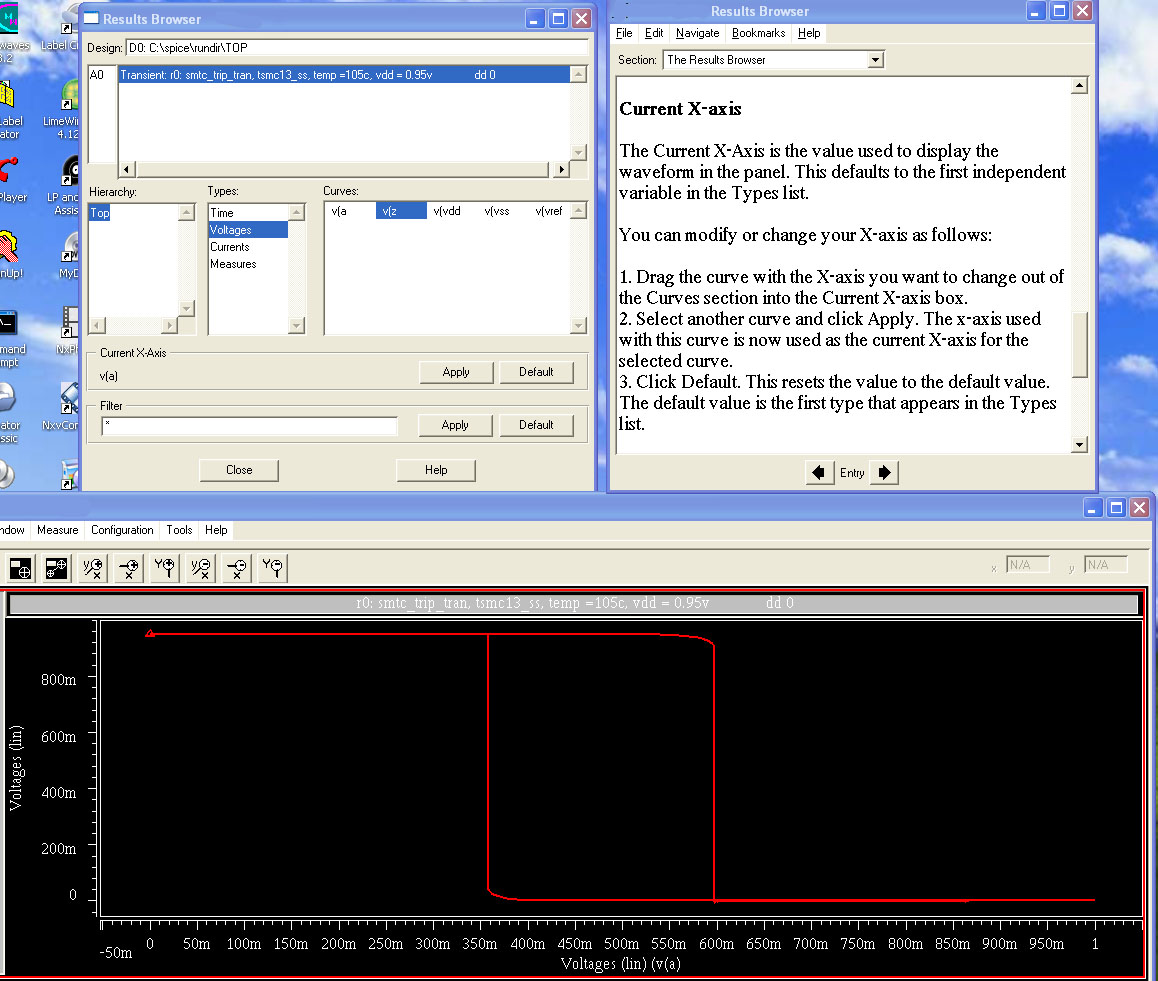 This page illustrates how. to Simulate a Schmitt Buffer using HSPICE and Pl...